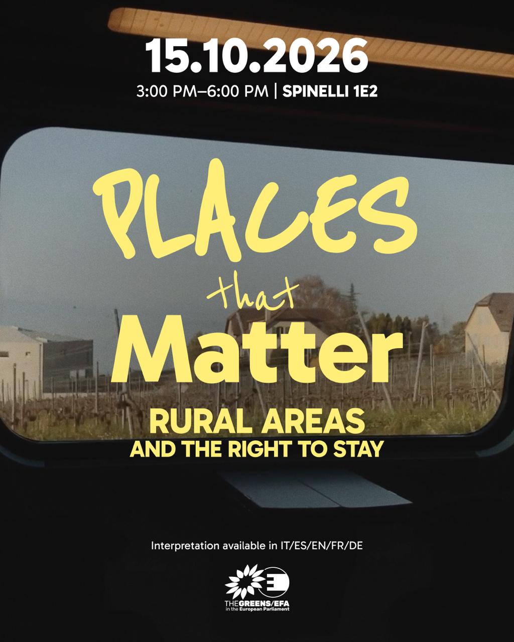 Places that Matter: Rural Areas and the Right to Stay (Luoghi che contano: aree rurali e diritto a restare)